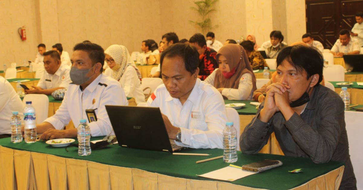 BAWASLU BONE BOLANGO HADIRI RAPAT EVALUASI PENGAWASAN