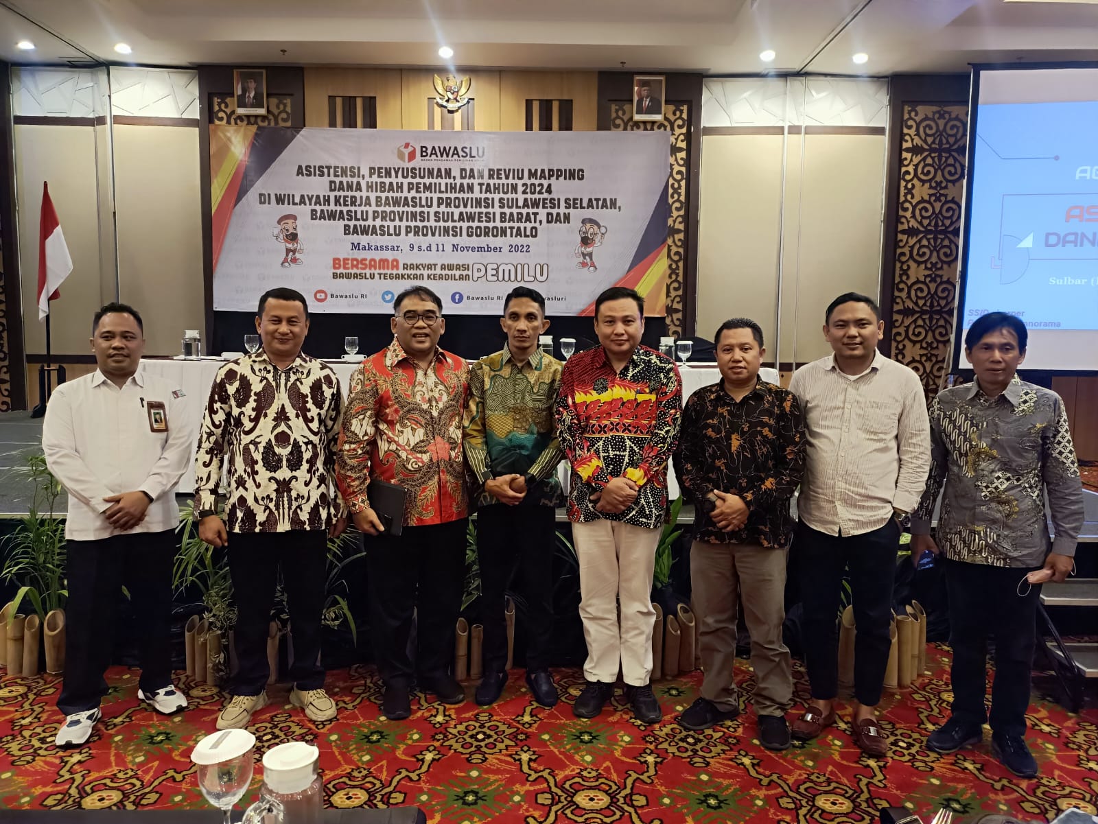 KETUA DAN KASEK BAWASLU BONEBOL HADIRI ASISTENSI PENYUSUNAN DANA HIBAH PEMILIHAN 2024