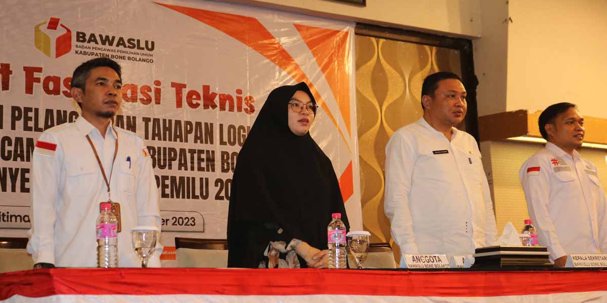 BAWASLU BONE BOLANGO GELAR RAPAT FASILITASI TEKNIS KEPADA PENGAWAS ADHOC