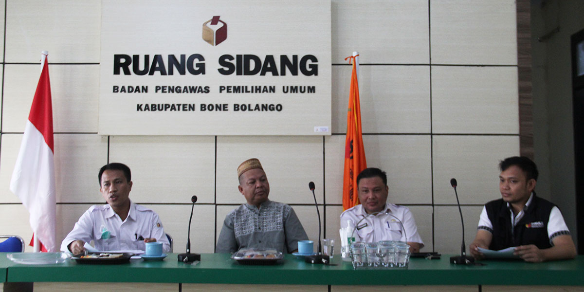 BAWASLU PROVINSI GORONTALO LAKUKAN MONITORING DAN SUPERVISI KE BAWASLU BONE BOLANGO