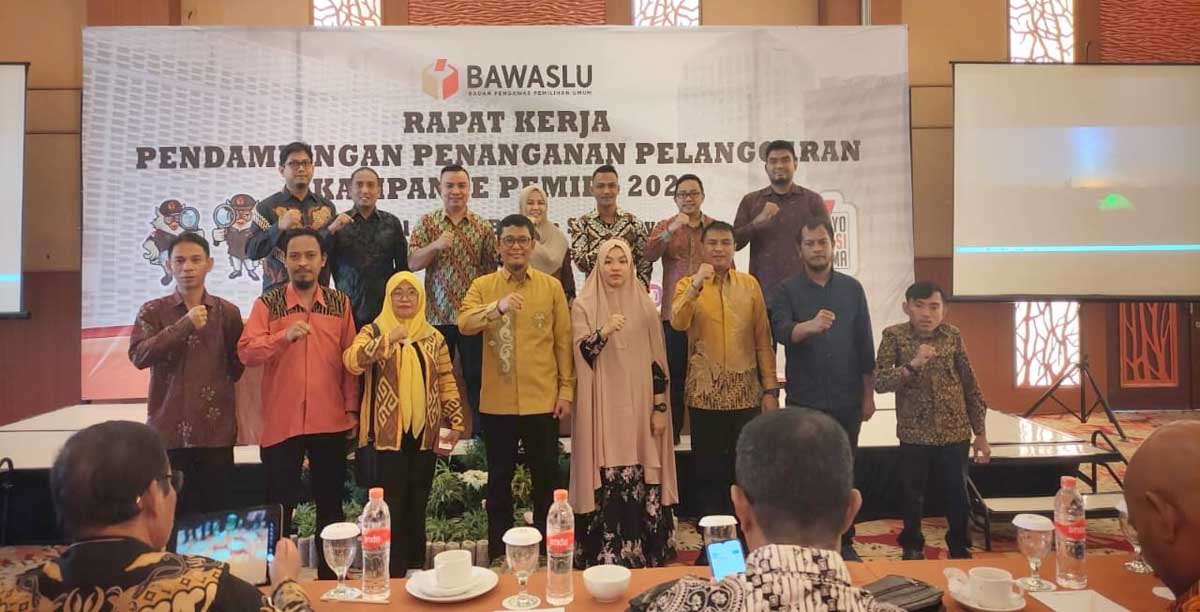 Hadiri Rapat Kerja Penanganan Pelanggaran Kampanye Pemilu 2024 di Surabaya, Yuyun: Wadah Dalam Pengendalian dan Pola Pengawasan di Lapangan