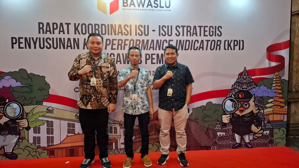 Bawaslu Bone Bolango Hadiri Rakor Key Performance Indikator (KPI) di Manado Provinsi Sulut