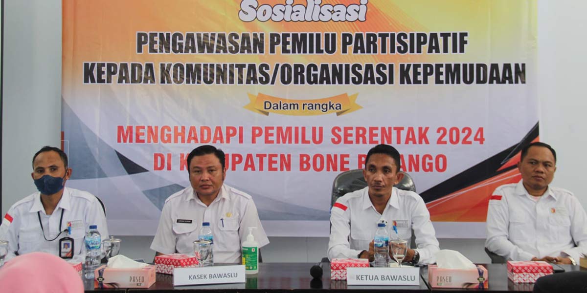 BAWASLU BONE BOLANGO LAKSANAKAN SOSIALISASI PADA KOMUNITAS DAN ORGANISASI KEPEMUDAAN