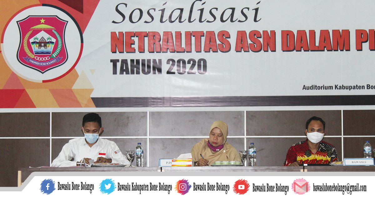 Bawaslu Ingatkan Netralitas ASN Dalam Pilkada Bone Bolango