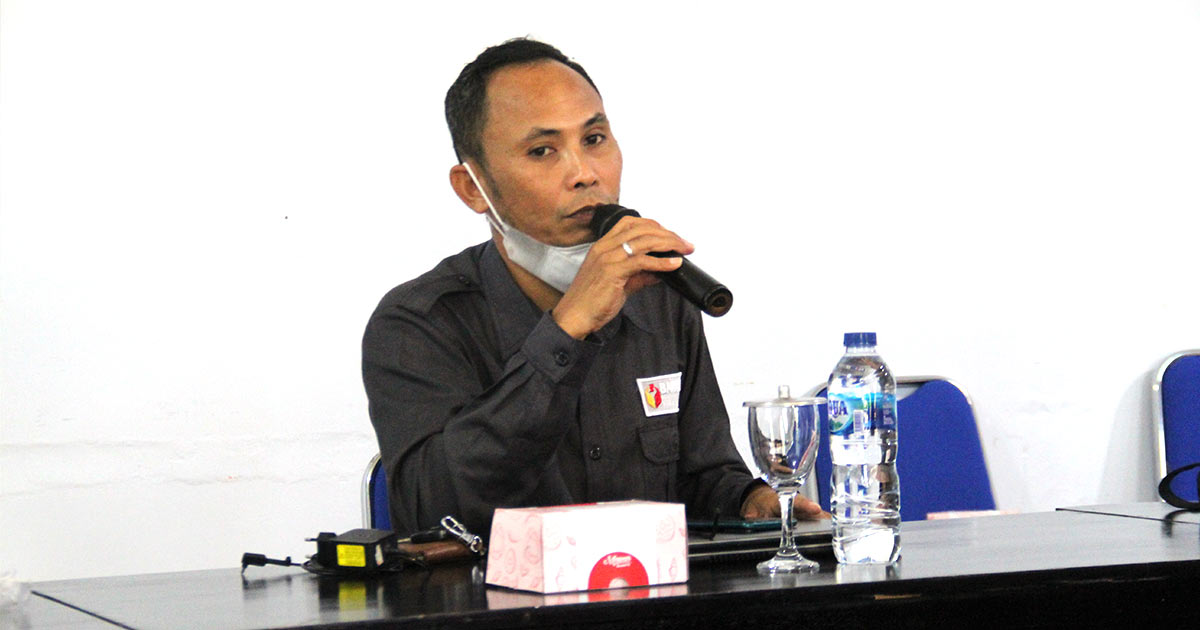 MOH ZAIN SLAMET BALADRAF MEMBERIKAN TANGGAPAN POSITIF  ATAS KUNJUNGAN KERJA KOMISI INFORMASI PROVINSI GORONTALO