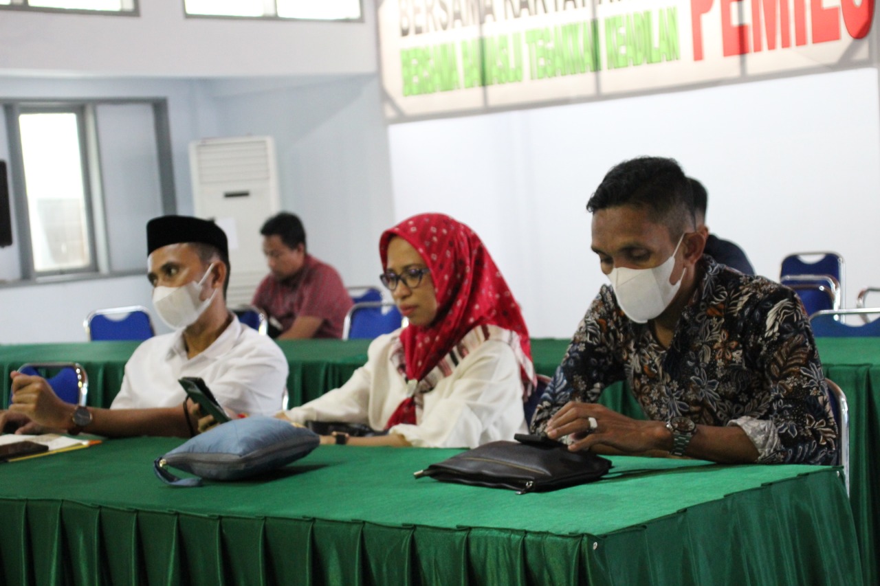 BAWASLU BONE BOLANGO HADIRI RAKOR PENGAWASAN PDPB TRIWULAN 1 TAHUN 2022