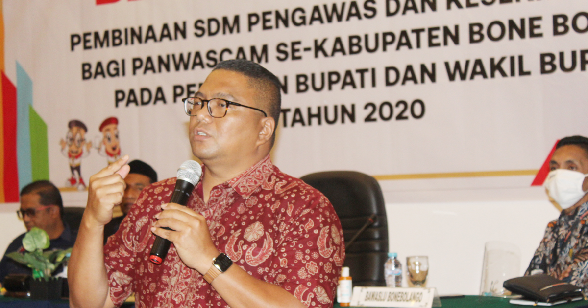 Supervisi Pengawasan, Fritz : Terima Kasih kepada Pengawas Ad hoc sebagai garda terdepan pengawasan di tengah pandemi covid.