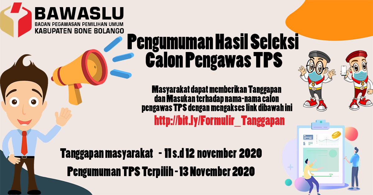 Pengumuman Tahapan Hasil Seleksi Calon Pengawas TPS