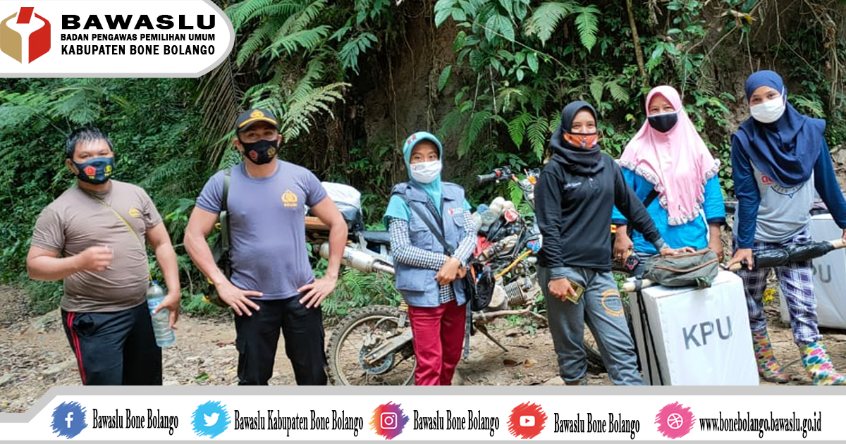 Tempuh 11 Jam melalui jalur darat . Panwascam Pinogu Kawal Ketat Pergerakan Kotak Suara