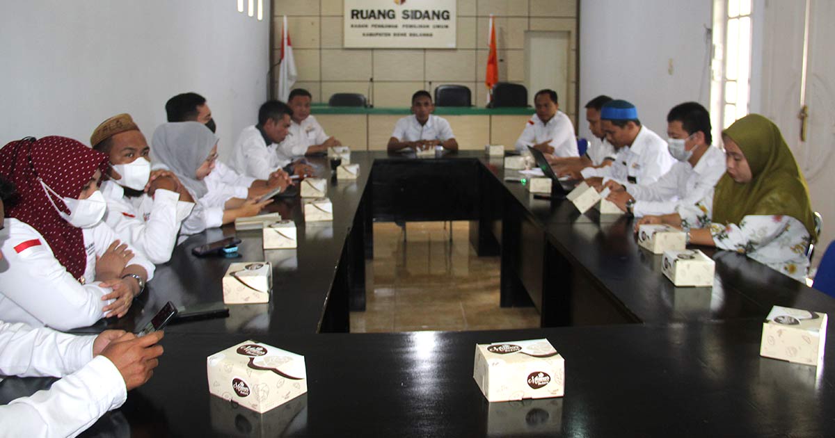 TINDAKLANJUTI SUPERVISI BAWASLU PROVINSI GORONTALO, BAWASLU BONE BOLANGO GELAR RAPAT INTERNAL