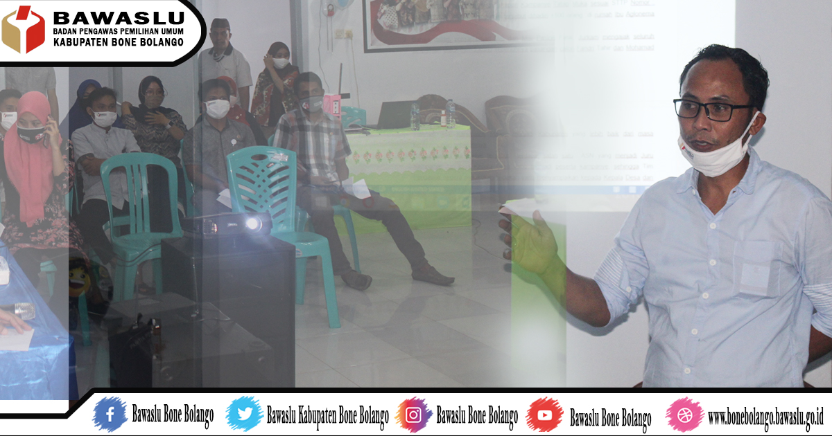 Bawaslu Kab. Bone Bolango Lakukan Asistensi Penyusunan Laporan Hasil Pengawasan Pengawas Ad Hoc