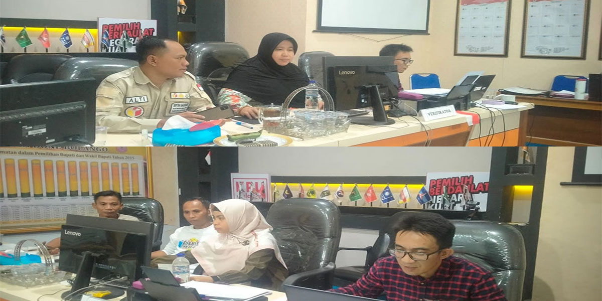 LAKUKAN PENGAWASAN MELEKAT, ANGGOTA BAWASLU KEMBALI DATANGI KPU HARI INI