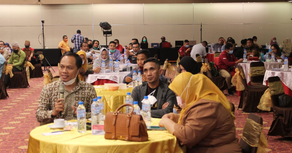Hadiri FGD Evaluasi Pilkada 2020. Bawaslu Kab. Bone Bolango sampaikan Tugas dan Peran Pengawas selama Penyelenggaraan Pemilihan.