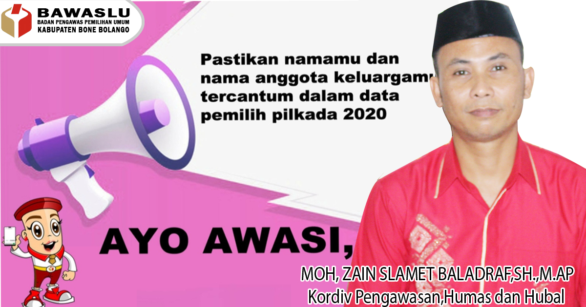 Tahapan Coklit, Ini Fokus Pengawasan Bawaslu Bone Bolango