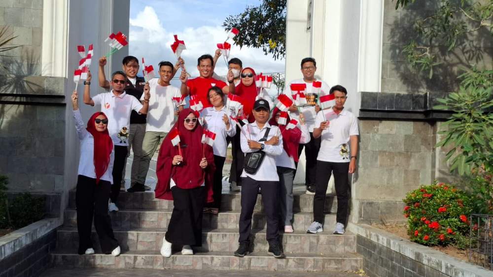 gerakan bagi bendera