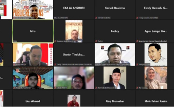 Bawaslu Bone Bolango ikuti Rapat Pembahasan Teknis dan Indikator Penilaian Kehumasan
