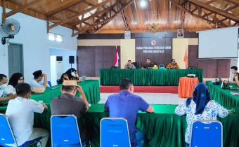 Bawaslu Bone Bolango Hadiri Rapat Pembahasan laporan Kinerja Akhir Tahun 2021