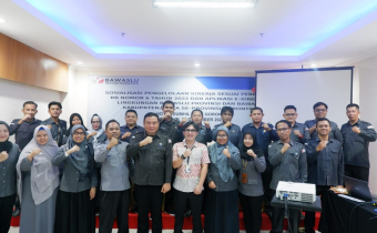 HADIRI SOSIALISASI APLIKASI E-KINERJA, ARKAN : PENTING UNTUK MENJADI ALAT UKUR KINERJA ASN BAWASLU BONE BOLANGO
