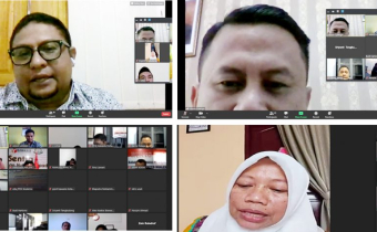 Menghadiri Rapat Koordinasi Peningkatan Peran & Tugas Kehumasan. Bawaslu Bone Bolango siap aktif dalam Informasi Publik.