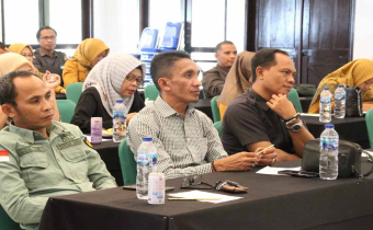 KETUA DAN ANGGOTA BAWASLU BONE BOLANGO HADIRI RAPAT PAPARAN TIMELINE ANGGARAN TAHUN 2023 OLEH BAWASLU PROVINSI GORONTALO