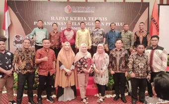 Rakernis Penanganan Pelanggaran di Bali, Bawaslu Bone Bolango Hadiri Kegiatannya
