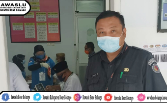 Hari Kedua Pengawasan Pemeriksaan Kesehatan.Bawaslu Kab. Bone Bolango pastikan bakal pasangan calon ikuti semua prosedur teknis Tim Pemeriksa Kesehatan.