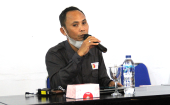 MOH ZAIN SLAMET BALADRAF MEMBERIKAN TANGGAPAN POSITIF  ATAS KUNJUNGAN KERJA KOMISI INFORMASI PROVINSI GORONTALO