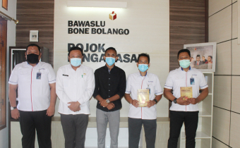 Perkuat layanan, Pimpinan BTN Cabang Gorontalo silaturahmi dengan Bawaslu Kab. Bone Bolango