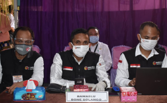 Bawaslu Kab. Bone Bolango lakukan Pengawasan Tahapan Pendaftaran Bakal Pasangan Calon Bupati dan Wakil Bupati Bone Bolango