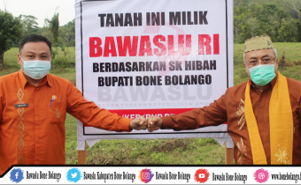 Sekjen Bawaslu RI Meninjau Langsung Hibah Tanah Pemda ke Bawaslu RI