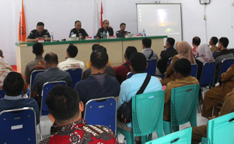 DALAM RANGKA PENGUATAN KELEMBAGAAN, BAWASLU UNDANG KETUA DAN CALON KASEK PANWASCAM