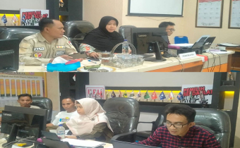 LAKUKAN PENGAWASAN MELEKAT, ANGGOTA BAWASLU KEMBALI DATANGI KPU HARI INI