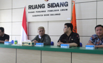 BAWASLU BONE BOLANGO GELAR RAPAT PENINGKATAN PENGELOLAAN JDIH